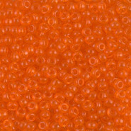 Miyuki rocailles kralen 8/0 - Transparent orange 8-138